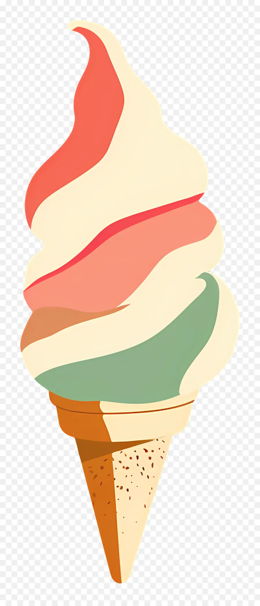 Sorvete De Clipart，O Creme De Gelo Colorido PNG