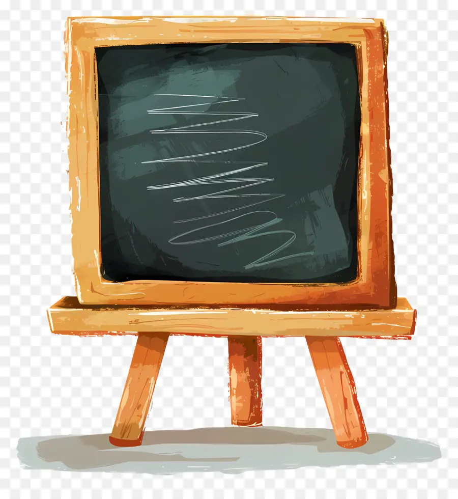 Blackboard，Cavalete De Madeira PNG