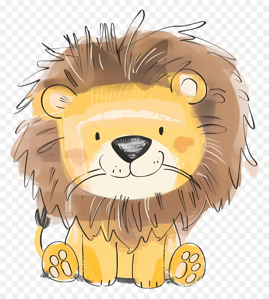 Doodle Lion，Filhote De Leão PNG