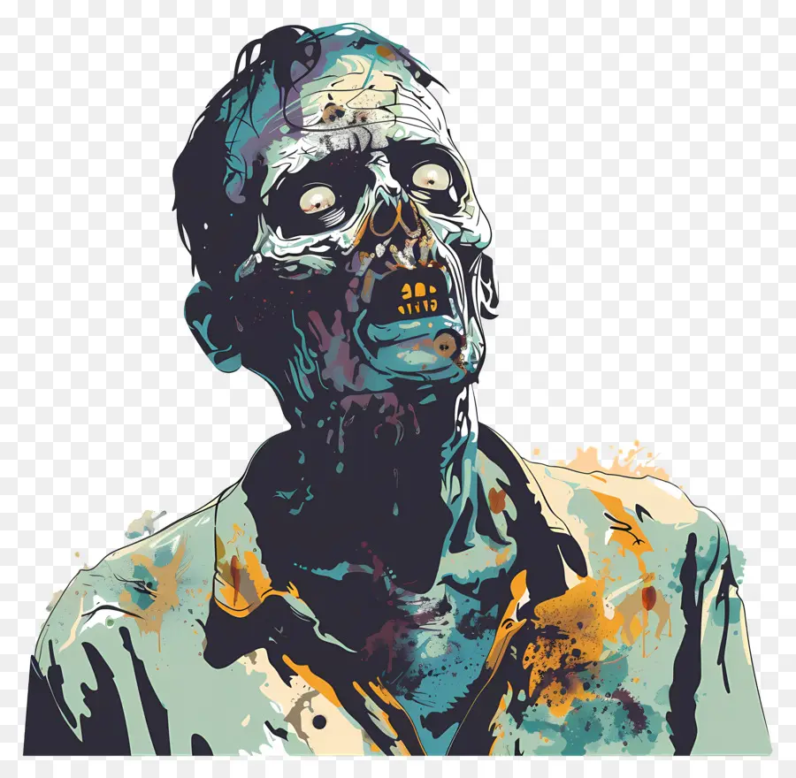 Zombie，Trabalho De Arte Digital PNG