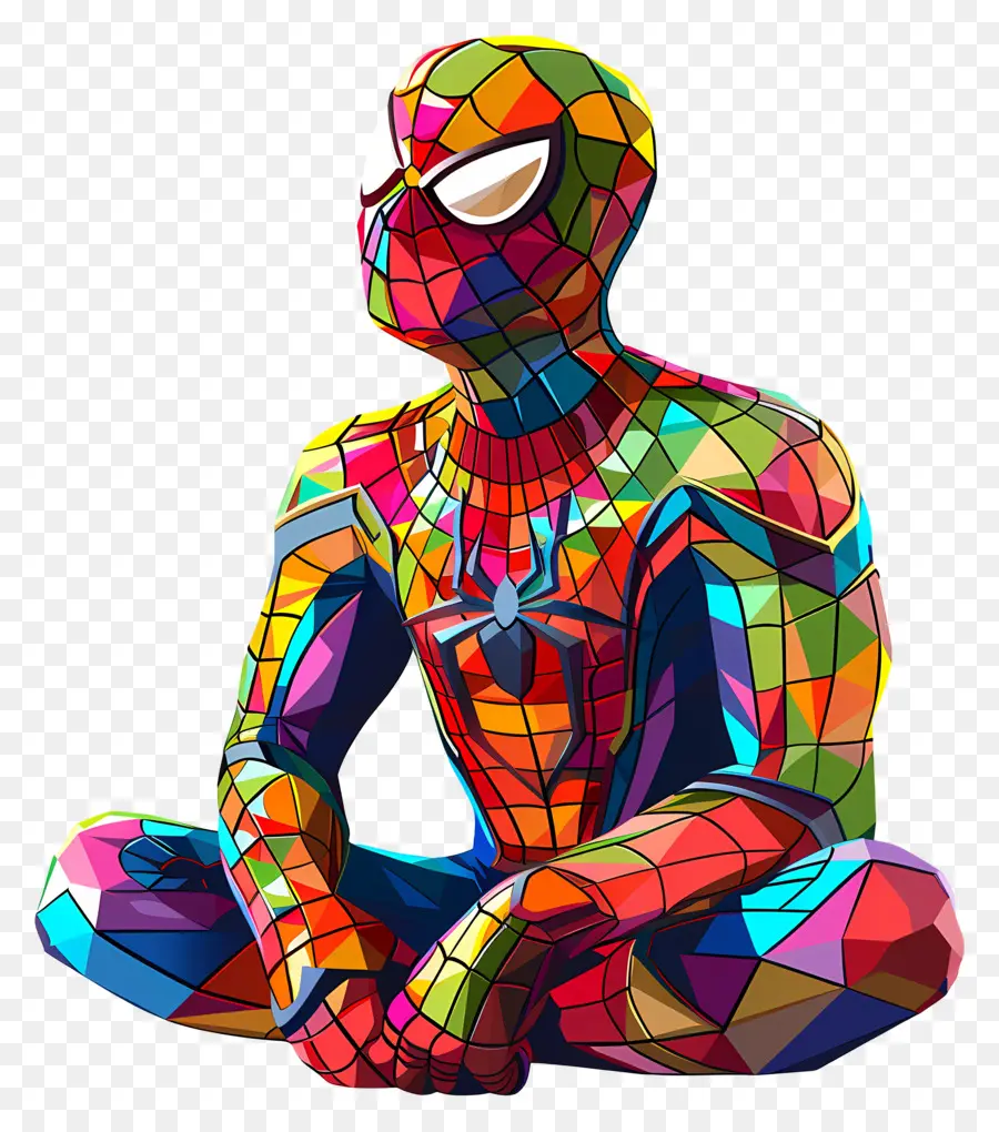 Homem Aranha，Traje Arco  íris PNG