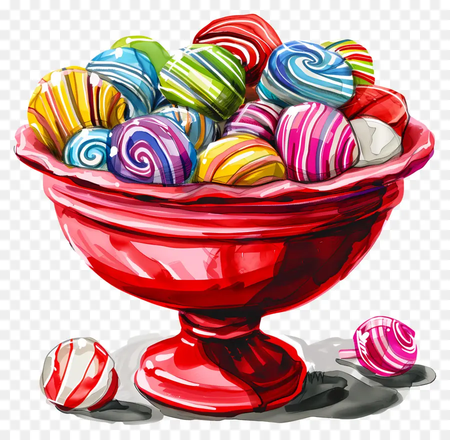 Uma Tigela De Doces，Candy PNG