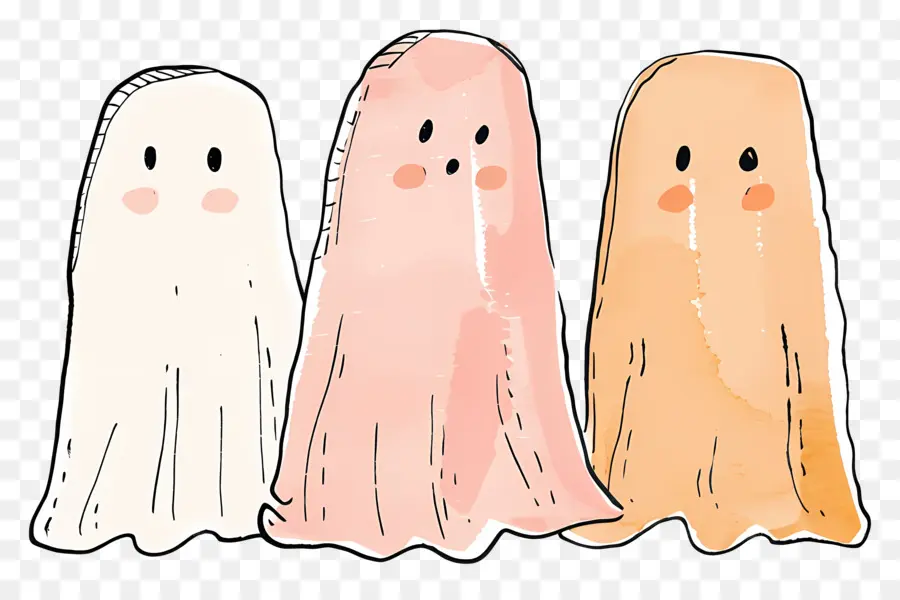 Fantasma Do Dia Das Bruxas，Fantasmas Fofos PNG