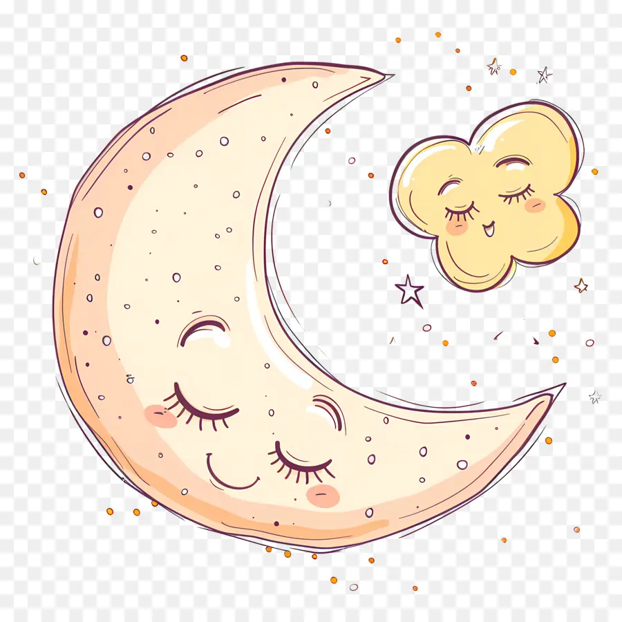 Doodle Moon，Lua PNG