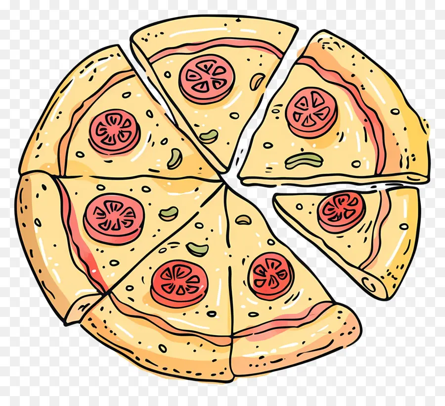 Doodle Pizza，Pizza PNG