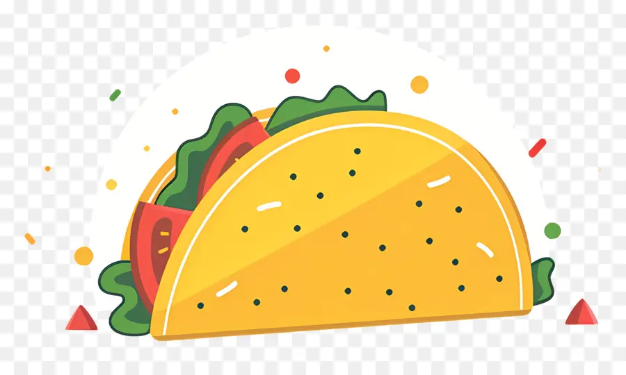 Taco，Prato Mexicano PNG