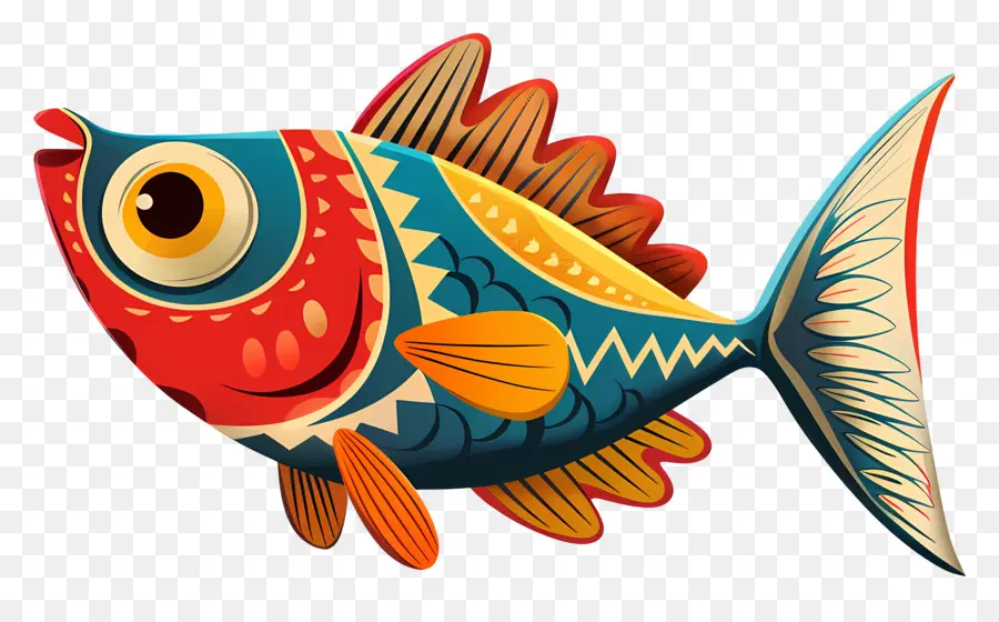 Cartoon Peixe，Peixes Coloridos PNG