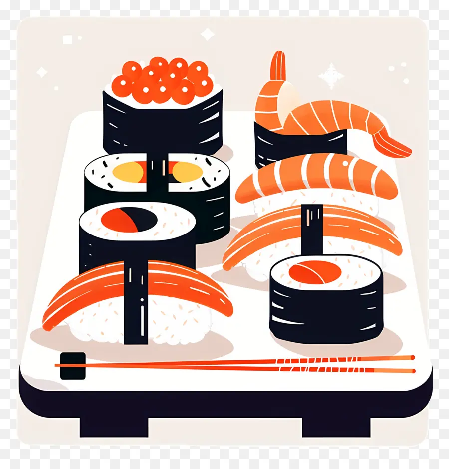 Sushi，Salmão PNG