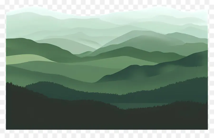 Fundo Das Montanhas Verdes，Paisagem De Montanha PNG