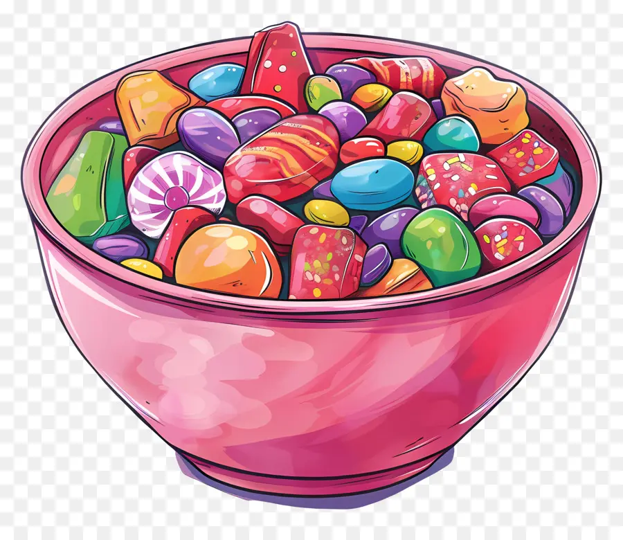 Uma Tigela De Doces，Candy PNG