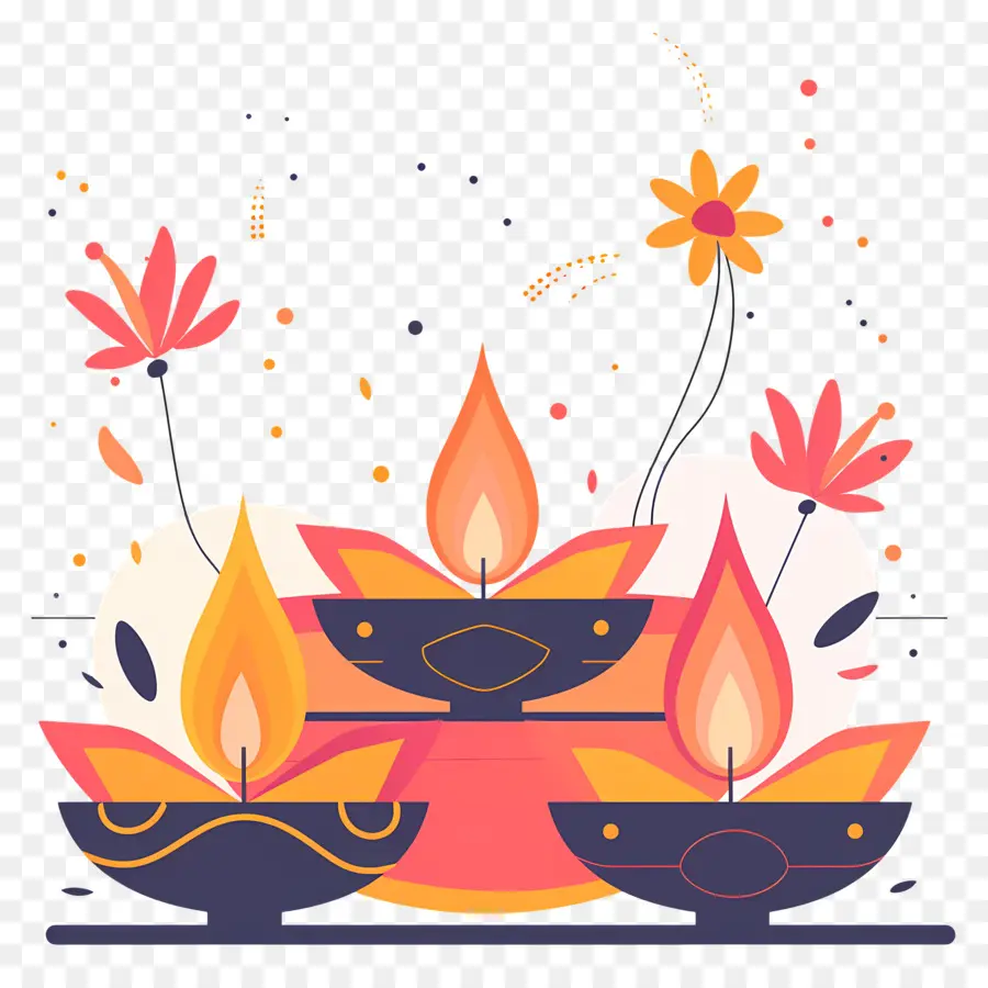 Lâmpada De óleo De Diya，Diwali PNG