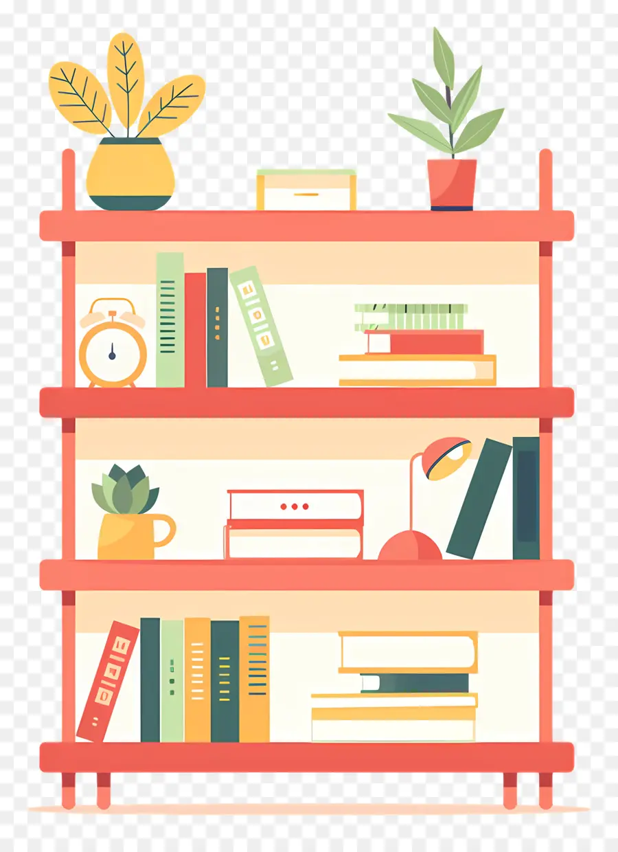 Bookshelf，Livros PNG