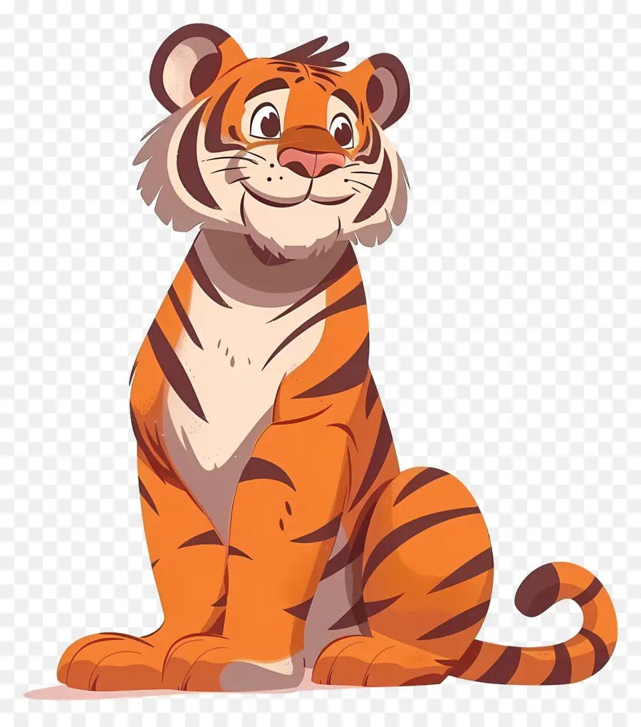 Cartoon Tigre，Tigre PNG