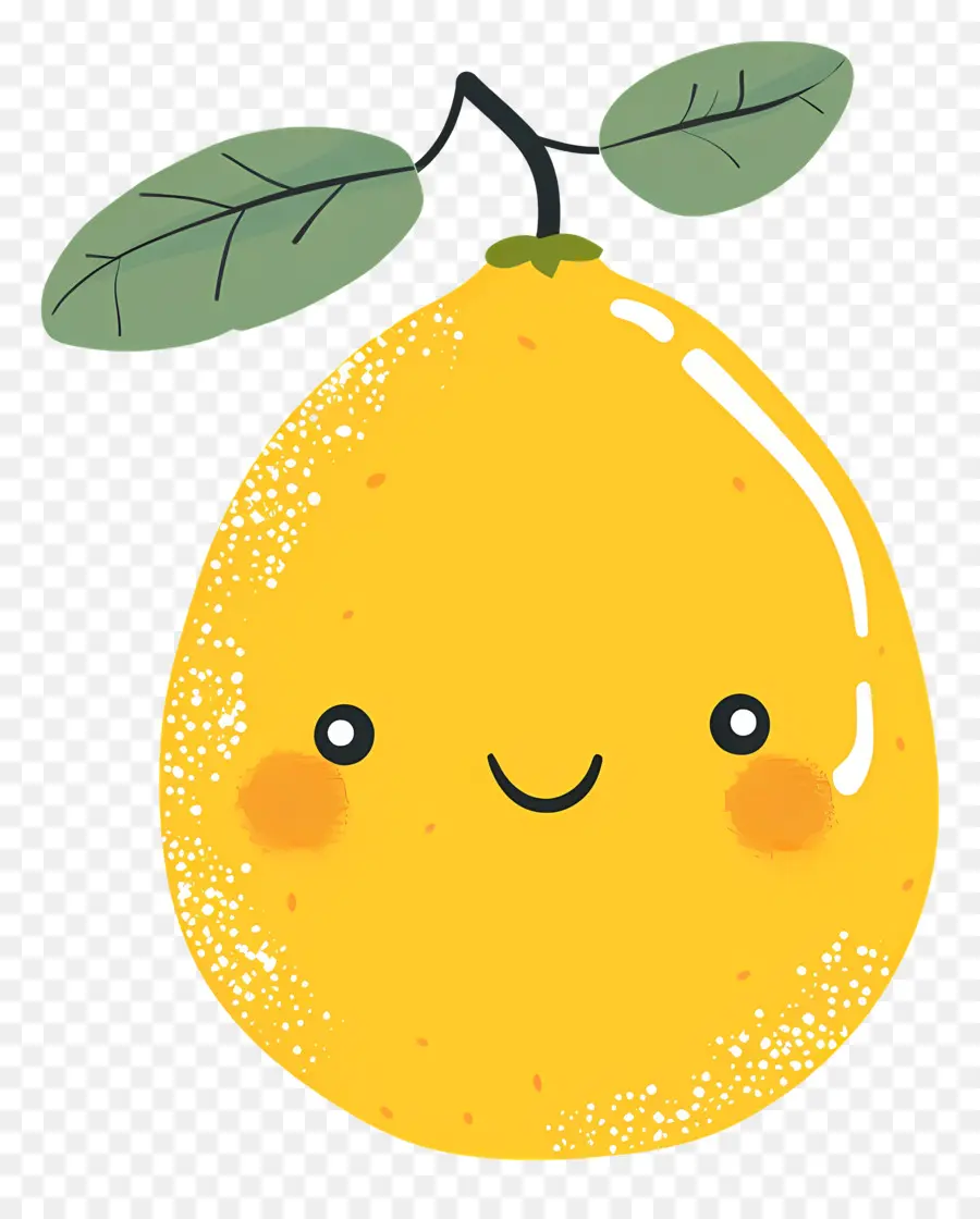 Doodle Lemon，Limão Sorridente PNG