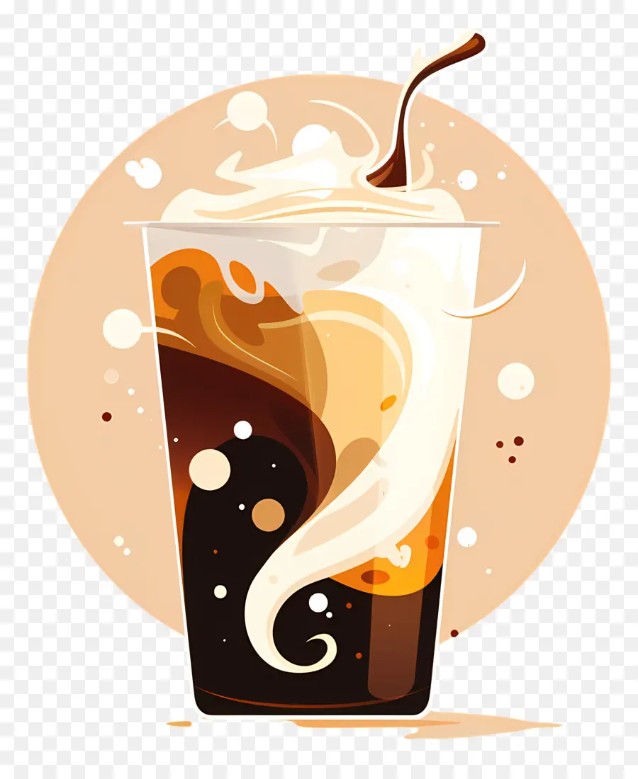 Café Gelado，Milkshake De Chocolate PNG