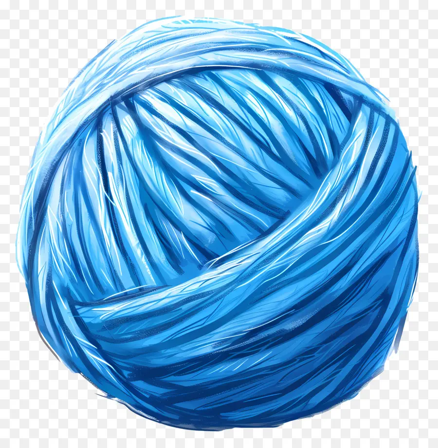 Bola De Fio Azul，Fio PNG