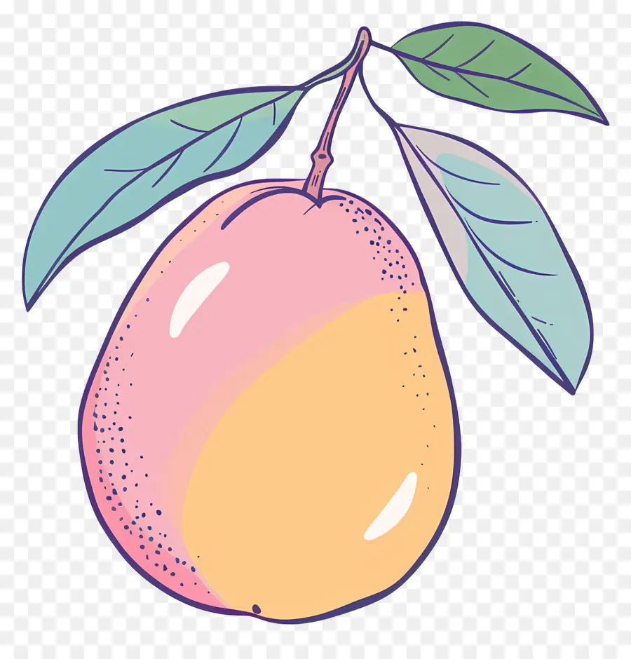 Doodle Mango，Mango Tree PNG