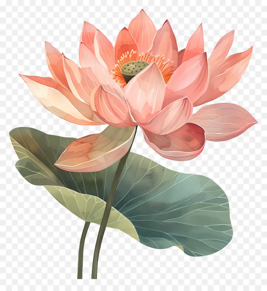 Flor De Lótus，Flor De Lótus Rosa PNG