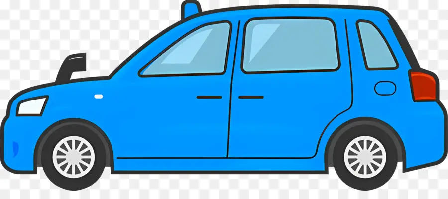 Cartoon Carro，Carro Azul PNG