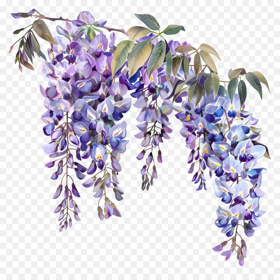 Flores De Wisteria，Wisteria PNG