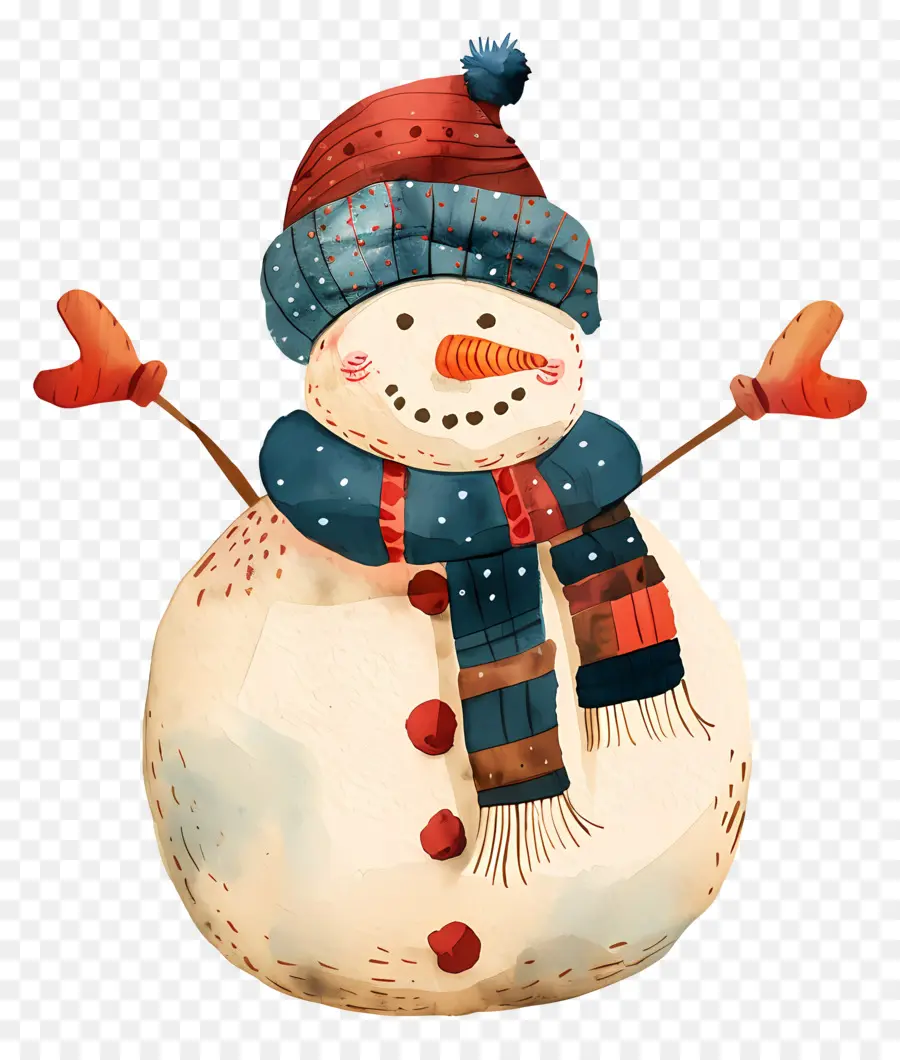 Boneco De Neve，Cachecol PNG