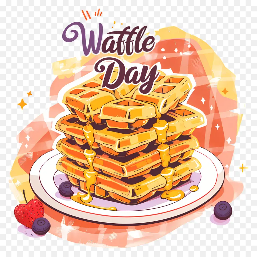 Dia Nacional Do Waffle，Waffles PNG