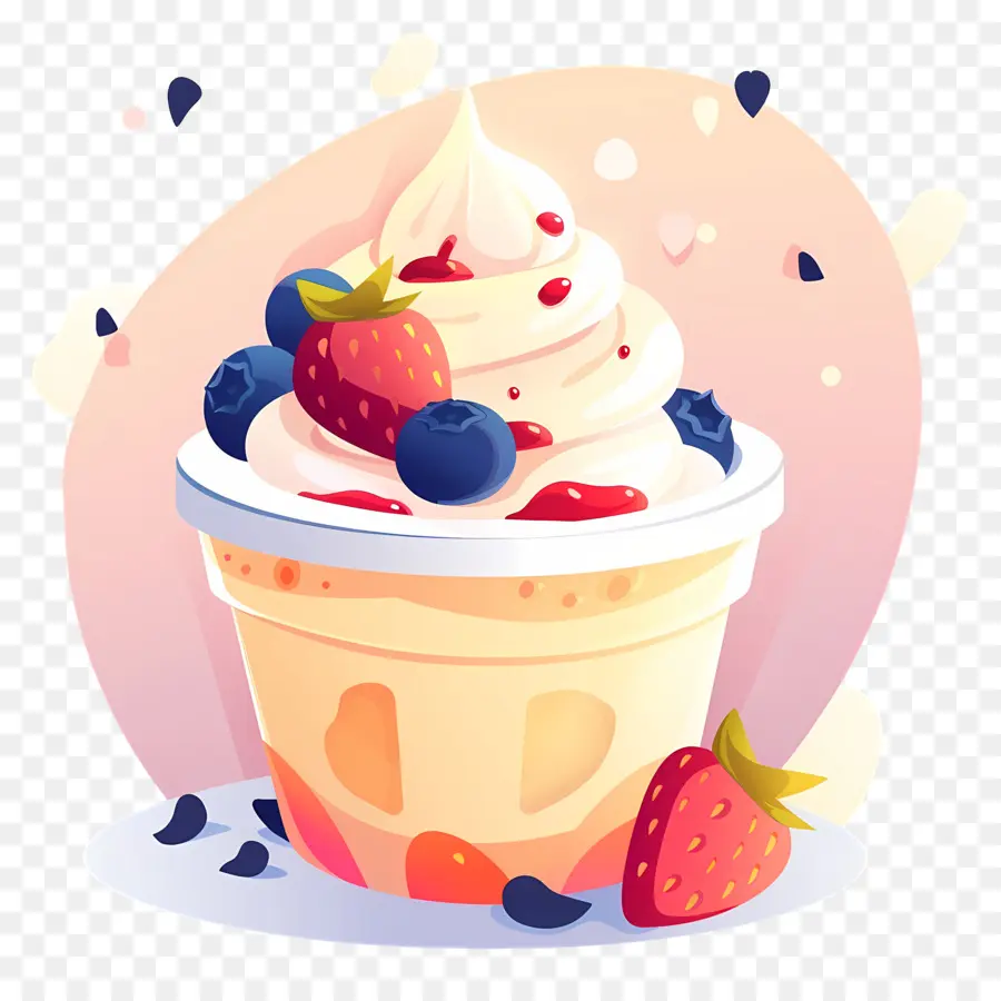 Frozen Yogurt，Sorvete PNG