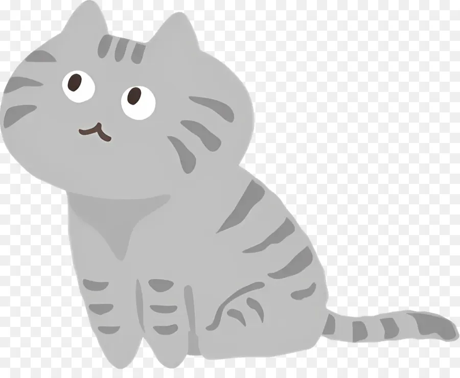 Gato Dos Desenhos Animados，Gray Cat PNG