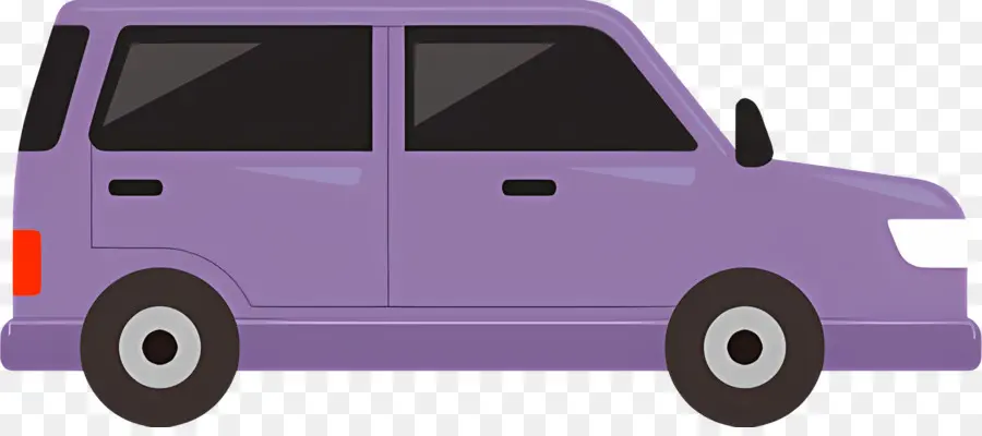 Cartoon Carro，Roxo Carro PNG