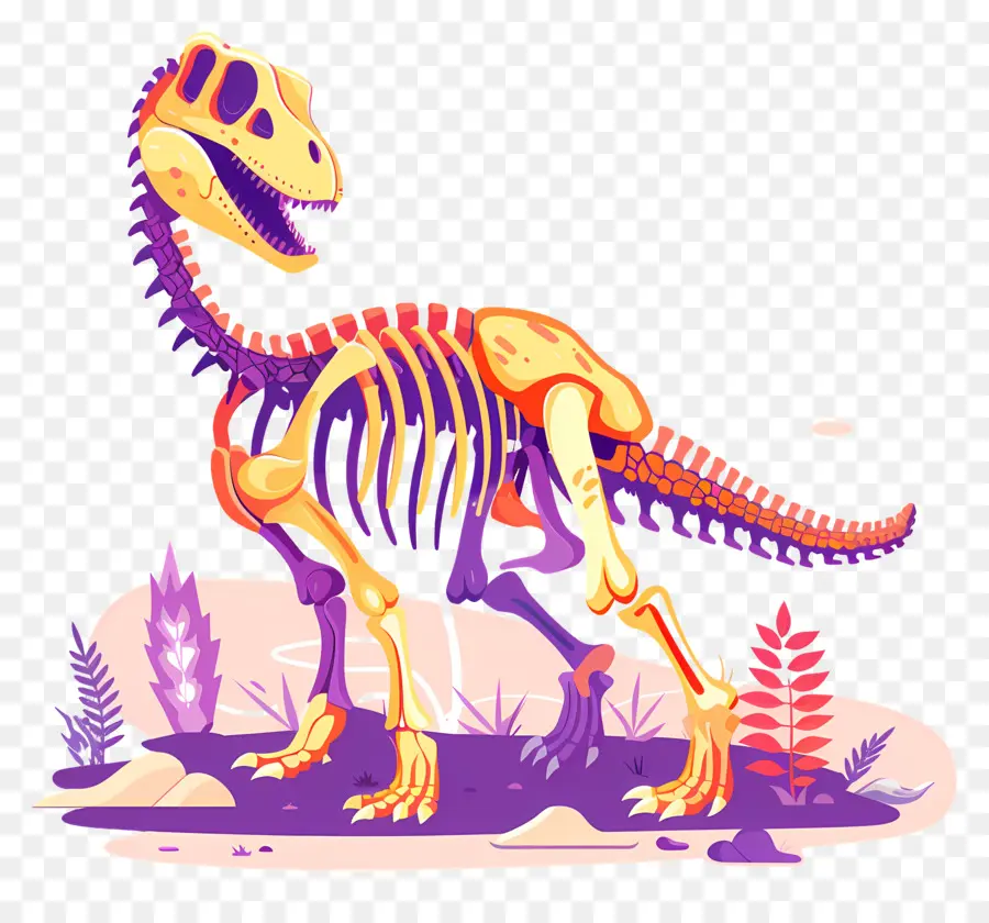 Esqueleto De Dinossauro，Tiranossauro Rex PNG