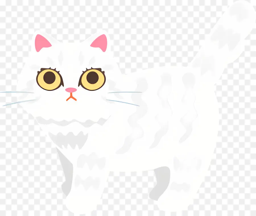 Gato Dos Desenhos Animados，Gato Branco PNG