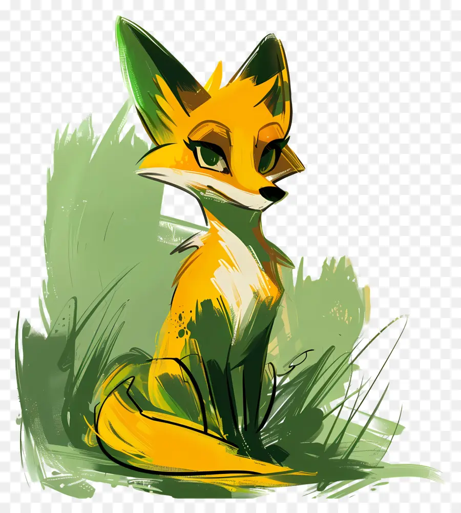 Desenho Animado Da Fox，Bonito Fox PNG