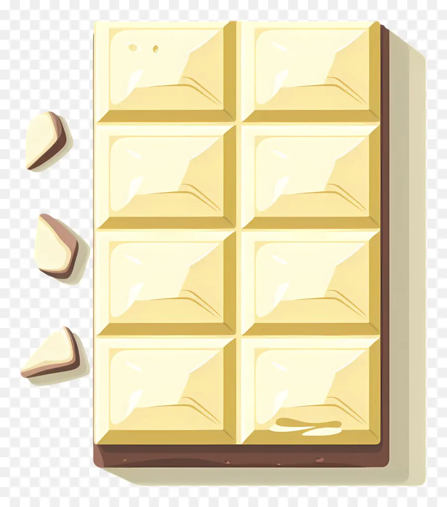 Chocolate Branco，Barra De Chocolate PNG