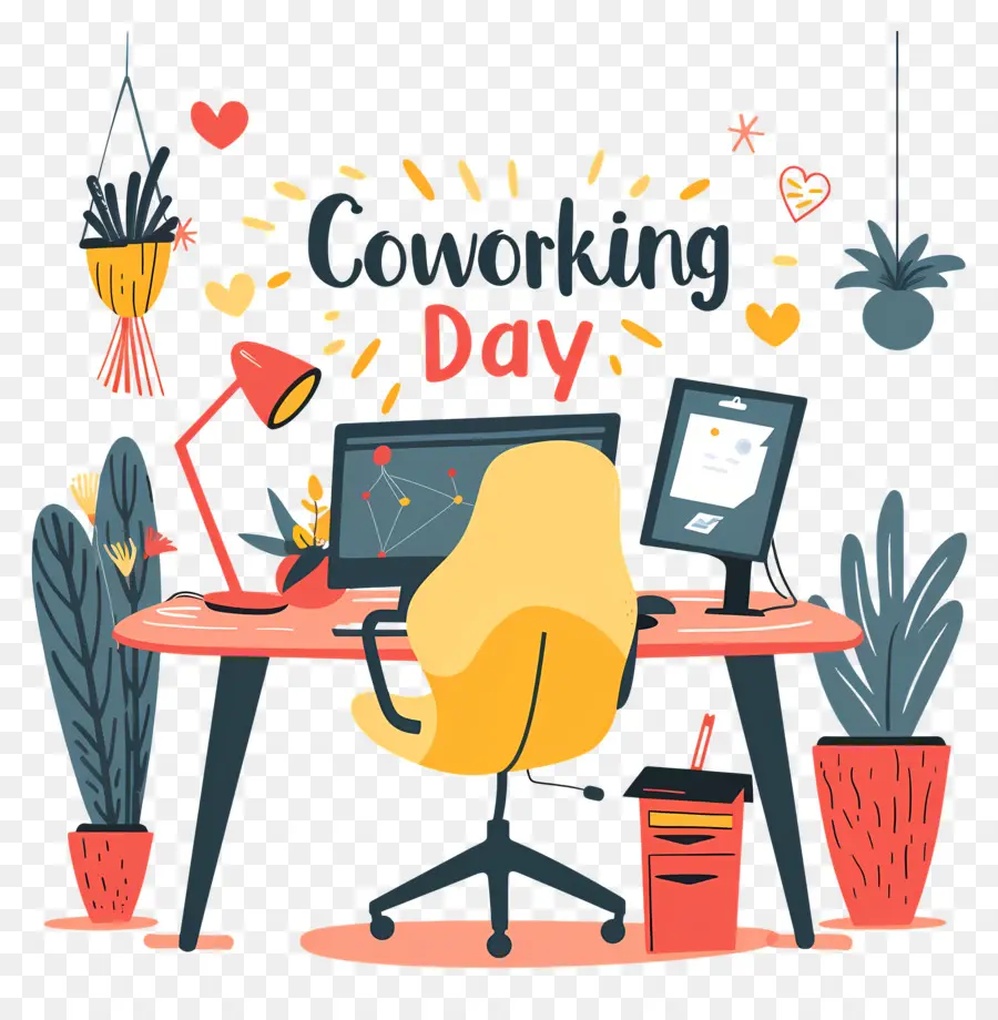 Dia Internacional Do Coworking，Espaço De Coworking PNG