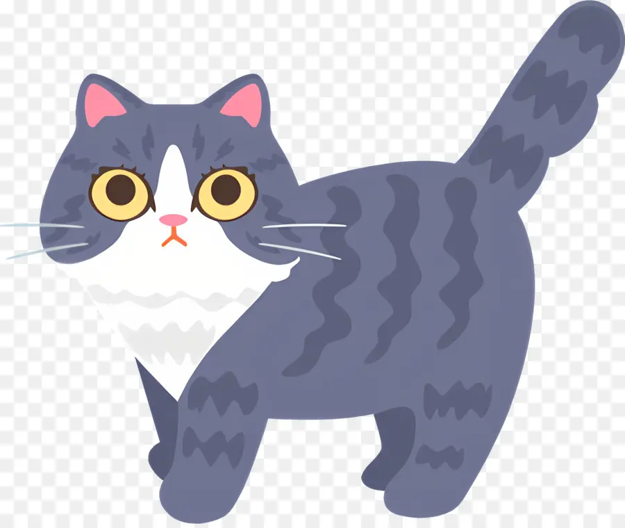 Gato Dos Desenhos Animados，Gato De Cabra Longa PNG