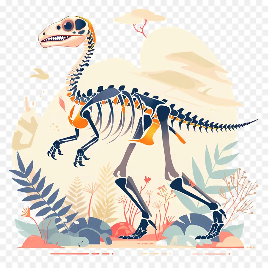 Esqueleto De Dinossauro，Dinossauro PNG