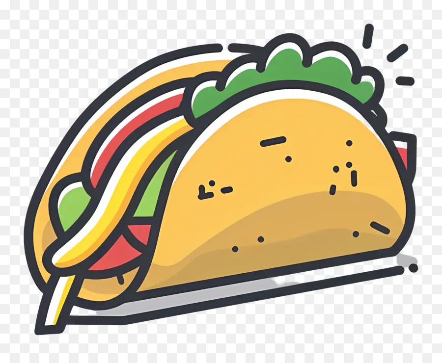 Taco，Prato Mexicano PNG