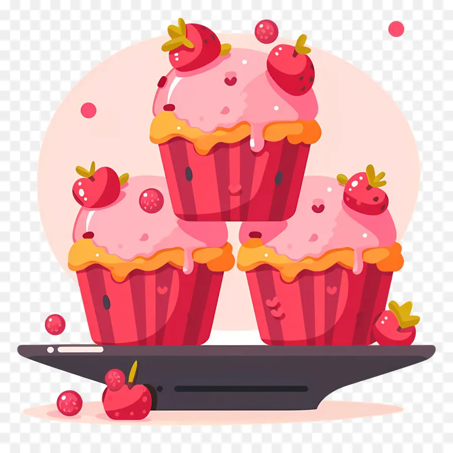 Queques，Cupcakes PNG