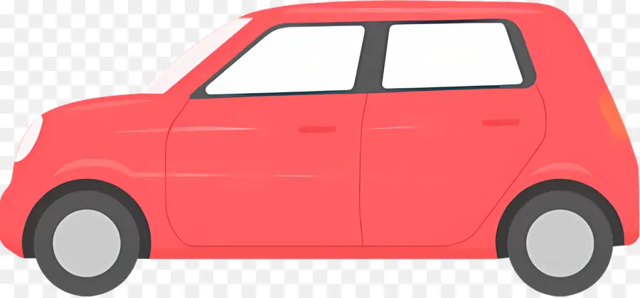 Cartoon Carro，Carro Vermelho PNG