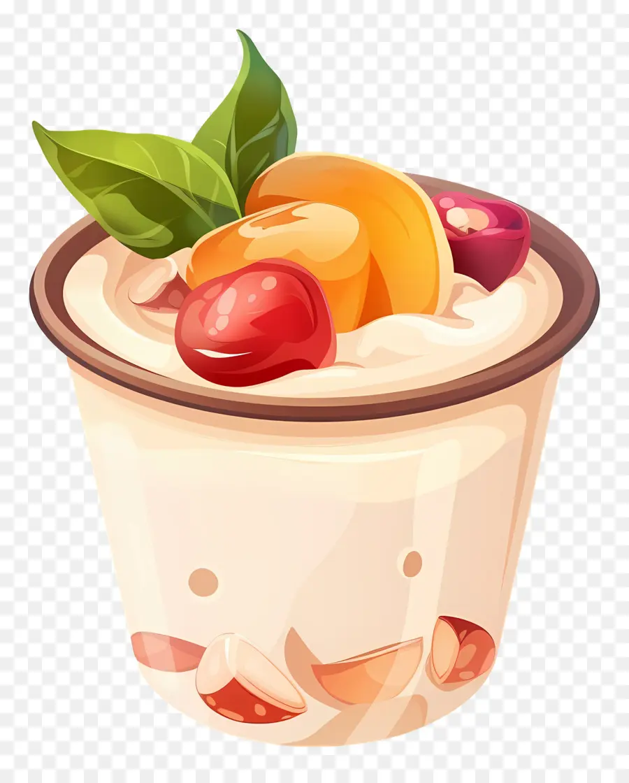 Copo De Iogurte，Iogurte De Frutas PNG