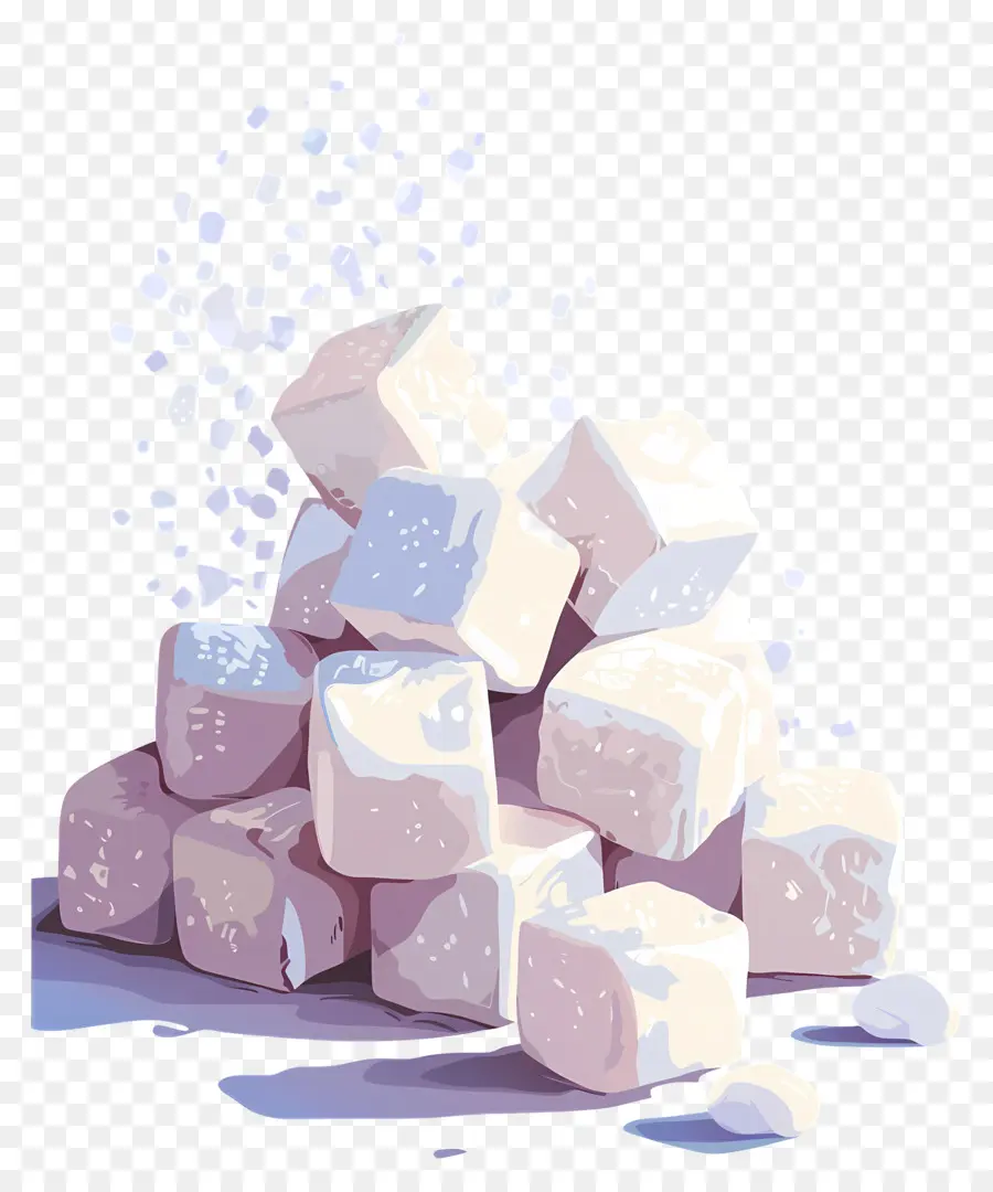 Açúcar，Marshmallows PNG