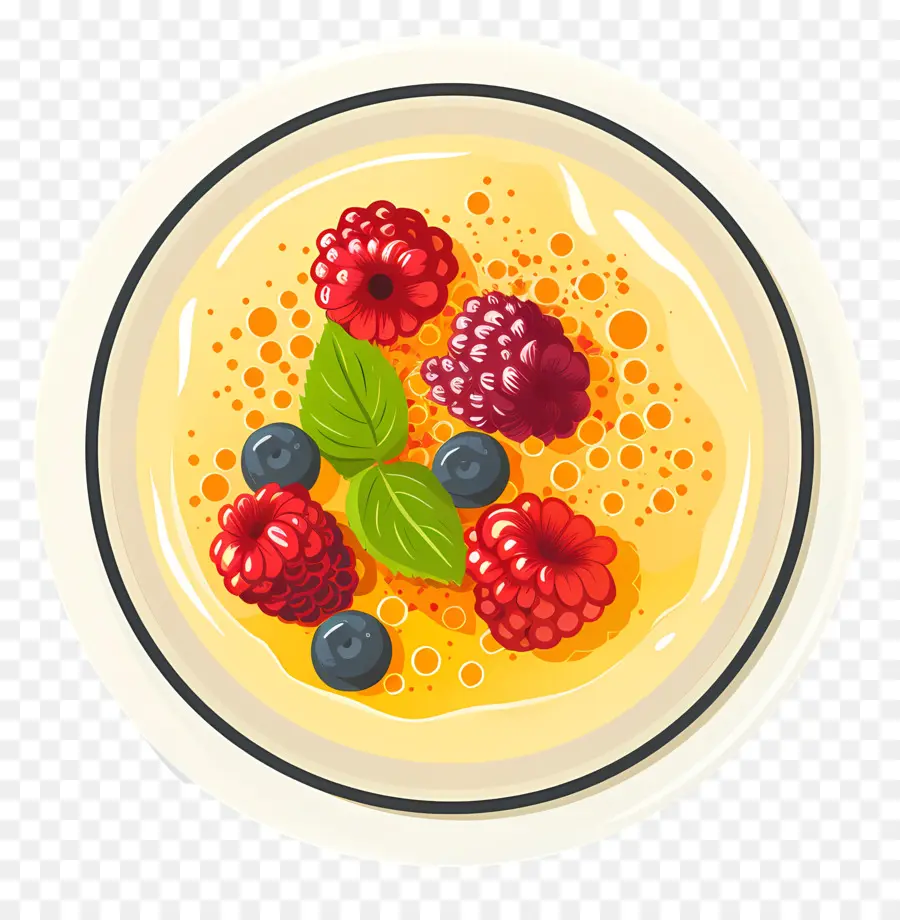 Creme Brulée，Panquecas PNG