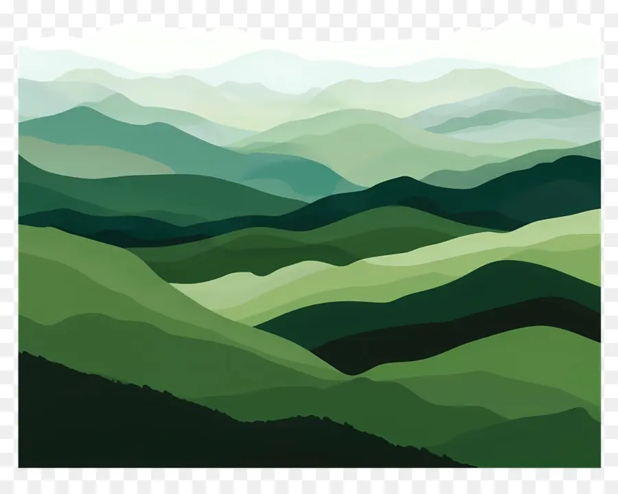 Fundo Das Montanhas Verdes，Montanha PNG