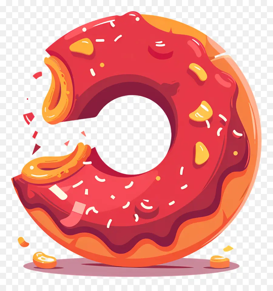 Donut Mordido，Rosca PNG