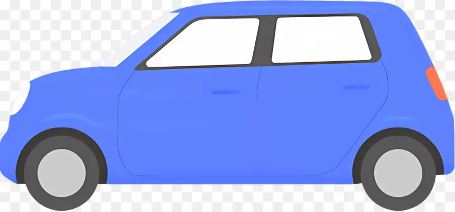 Cartoon Carro，Carro Azul PNG