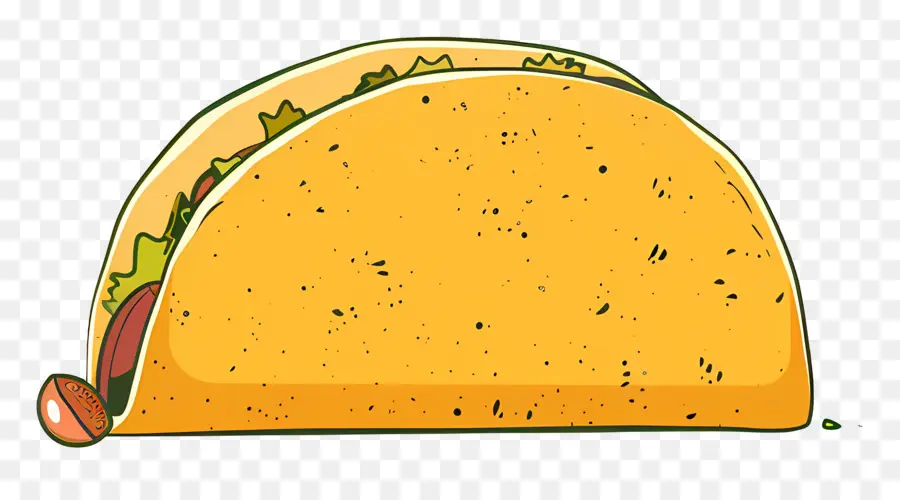 Taco，Tortilla Amarela PNG