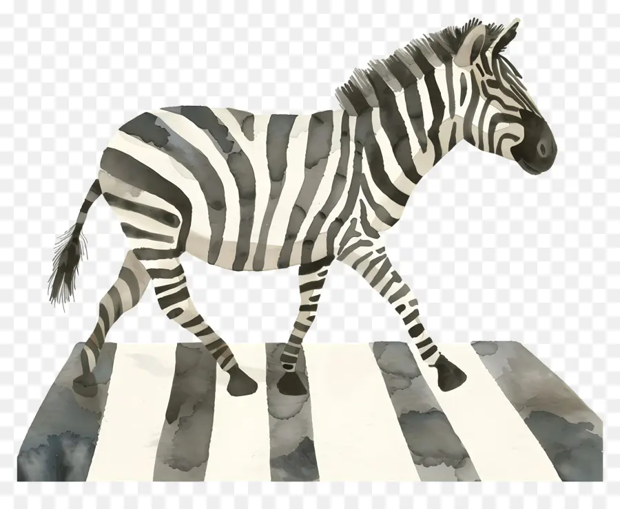 Zebra，Zebra No Piano PNG