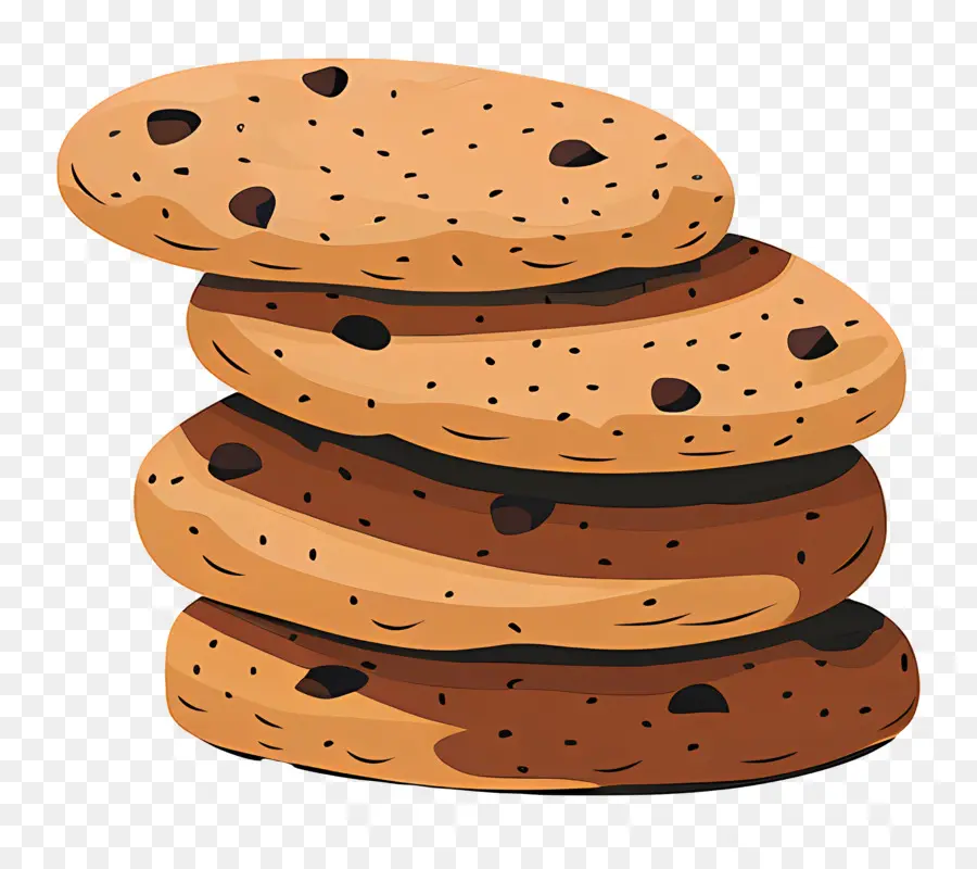 Biscoito De Aveia，Chocolate Chip Cookies PNG