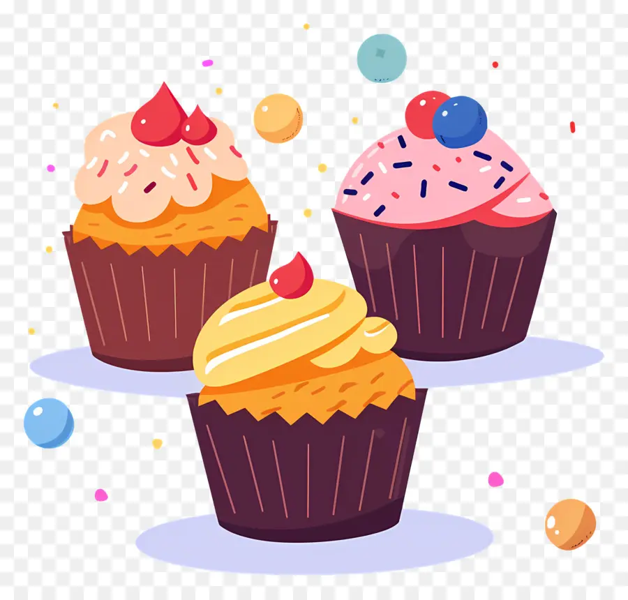 Queques，Cupcakes PNG