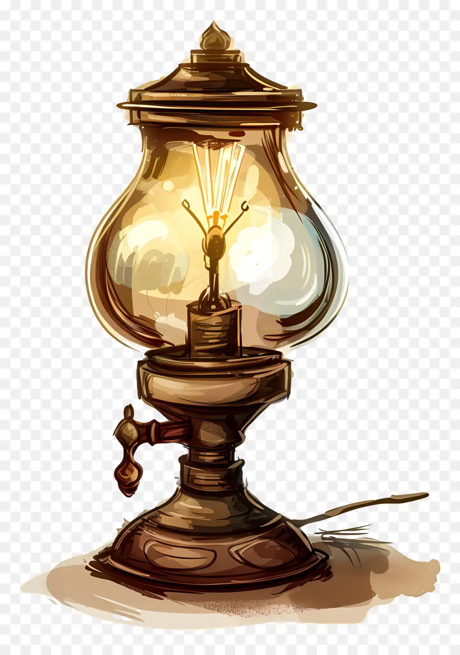 Lamp，Vintage Lâmpada PNG